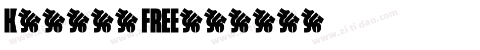Kalled FREE字体转换